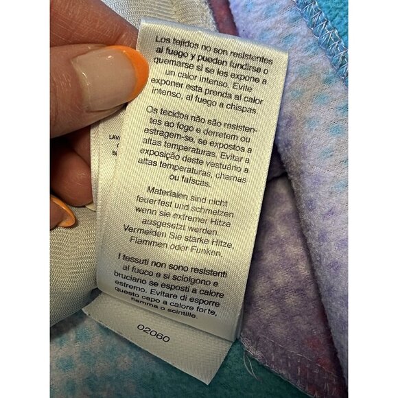 Girls Youth Columbia Size18/20 Lightweight Fleece Jacket Rainbow Outdoor Comfort - Picture 16 of 16